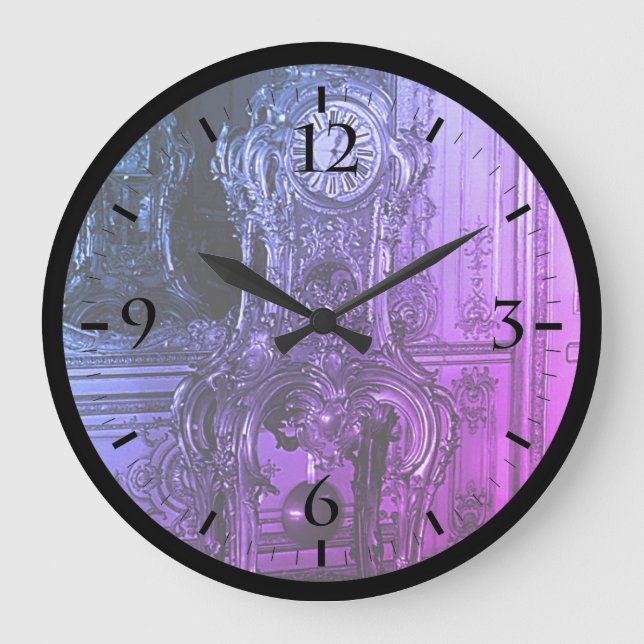 Vintage Paris Versailles Château Horloge astronomi (Recto)