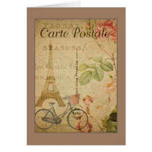 Vintage Parisien Avec Tour Eiffel
