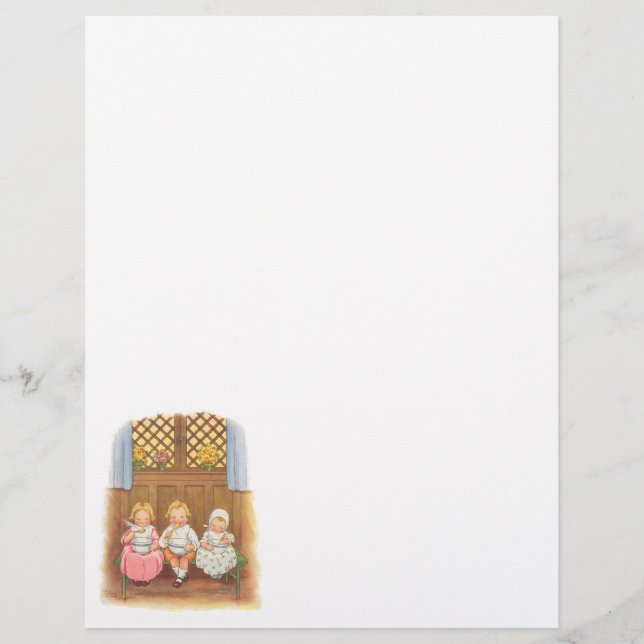 Vintage Pease Porridge Hot Comptine pour Enfants (Devant)