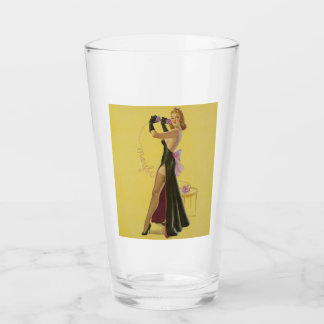 Vintage pinte vers le haut pinte de la pinte verre