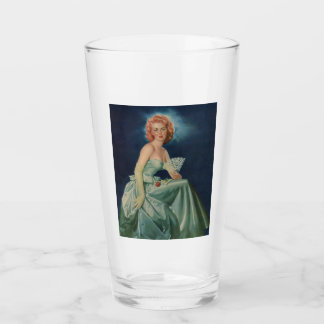 Vintage pinte vers le haut pinte de la pinte verre