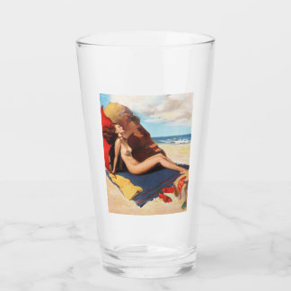 Vintage pinte vers le haut pinte de la pinte verre