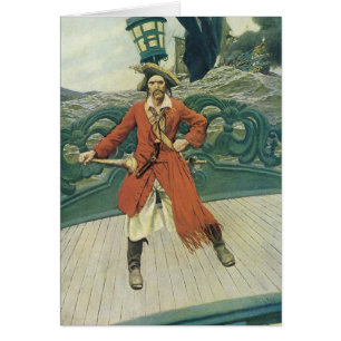 Vintage Pirates, Captain Keitt by Howard Pyle