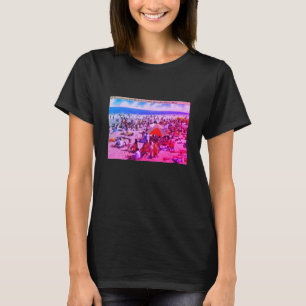 Vintage plage de Nantasket, T-shirt Massachusetts