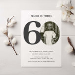 Vintage Plaid 60e anniversaire Invitation photo<br><div class="desc">Cette invitation vintage à la fête du 60e anniversaire est parfaite pour votre anniversaire sur la voie de la mémoire. Remplacez la photo par une de vos propres photos d'enfance et customisez le texte à votre goût. Age peut être édité, sinon, consultez notre collection pour d'autres âges. Le dos de...</div>