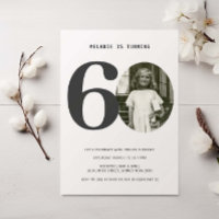 Vintage Plaid 60e anniversaire Invitation photo