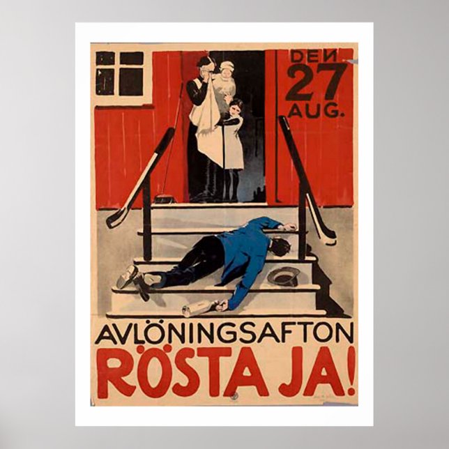 Vintage Polish Prohibition Poster 1922 (Devant)