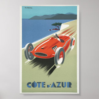 Vintage Poster Cote d'Azur French Riviera