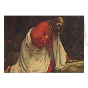 Vintage Religion Jésus-Christ Jardin de Gethsémani