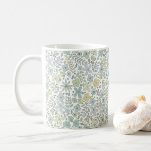 Vintage rétro 60s floral café sucré tasse à thé