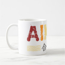 Vintage Retro Colors Aikido Drink Mug
