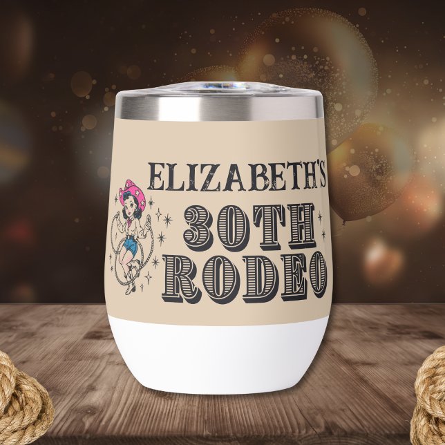 Vintage Retro Cowgirl 30th Birthday Party (Créateur téléchargé)