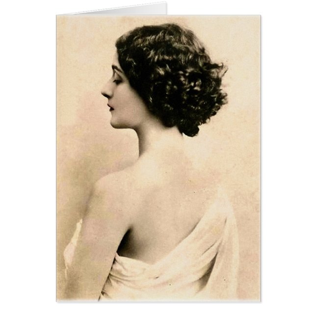 Vintage Retro Femmes Art Photographie Jeune Femme (Devant)