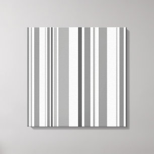 Vintage Retro Stripes Motif Enveloppé Canevas #3