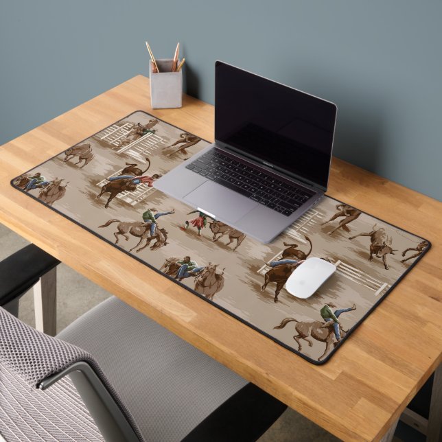 Vintage Retro Western Rodeo Cowboy  (Bureau 2)