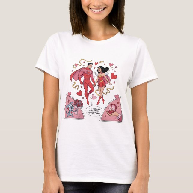 Vintage Romance Art T-Shirt (Devant)