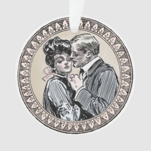 Vintage Romance Couple : Antique Rose Girly Love