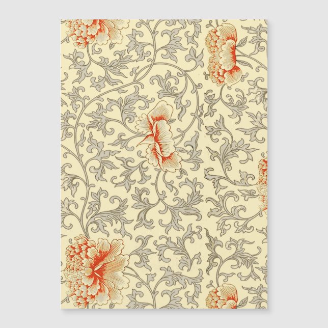 Vintage rose gris botanique (Devant)