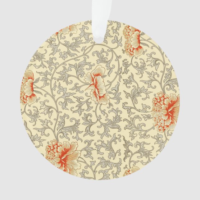 Vintage rose gris botanique (devant)