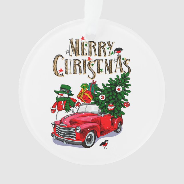 Vintage rouge Noël (devant)
