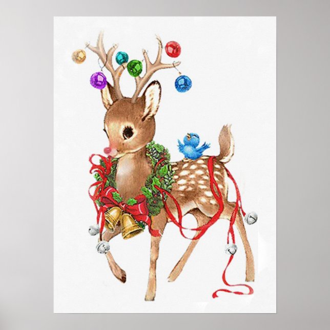 Vintage Rudolph Poster (Devant)