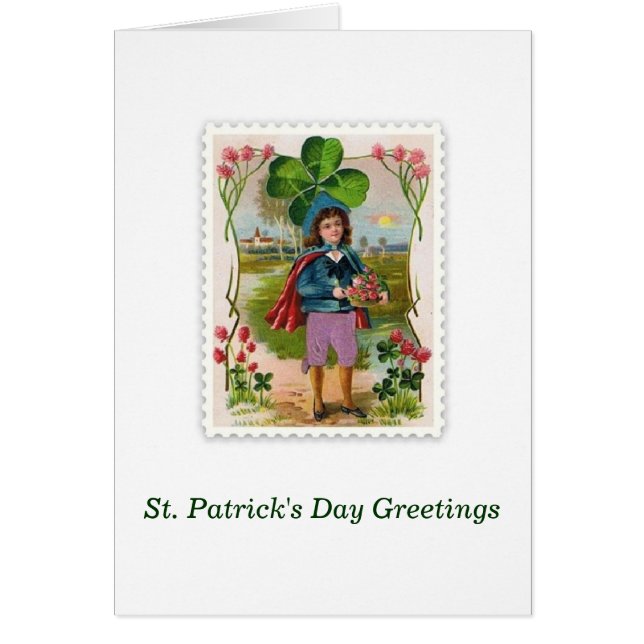 Vintage - Saint Patrick's Day Lad, (Devant)