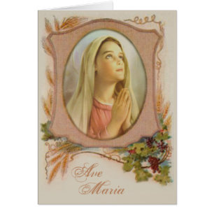 Vintage Sainte Vierge Marie Catholique Religieuse