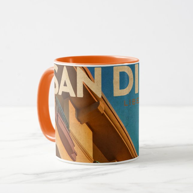 Vintage San Diego Mug (Devant gauche)