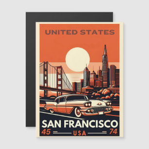 Vintage San Francisco City voiture classique, Cali