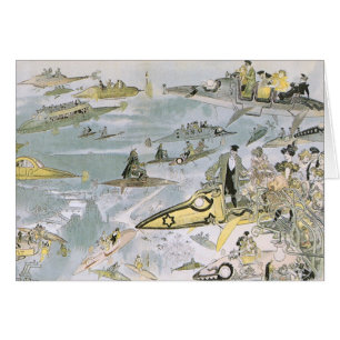 Vintage Science Fiction Futuristic Cars, Taxi Cabs