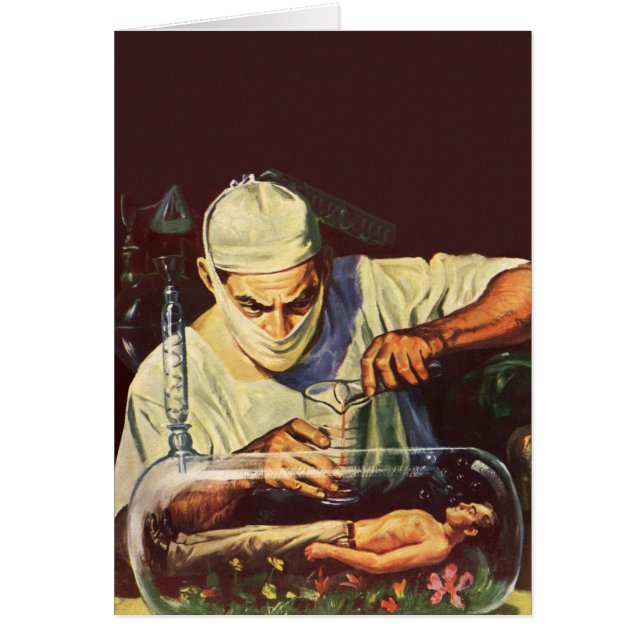 Vintage Science Fiction, Laboratory Mad Scientist (Devant)