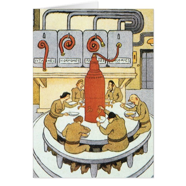 Vintage Science Fiction, Labratory Scientists Eat (Devant)