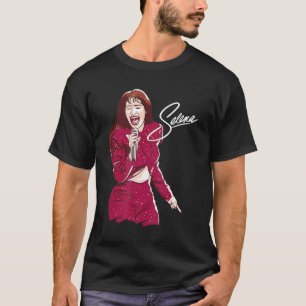 Vintage Selenas 80s Quintanilla Funny Music Tshirt