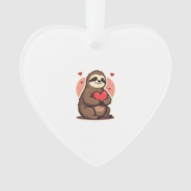Vintage Sloth Valentine Cute Retro Love Design 2 (devant)