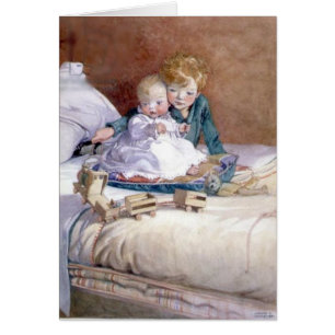 Vintage - Soeur du garçon et de la petite fille,