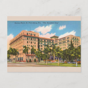 Vintage Soreno Hotel St Petersburg FL Carte postal