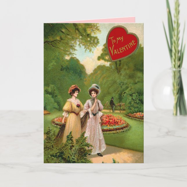 Vintage Soyez ma carte Valentine (Devant)
