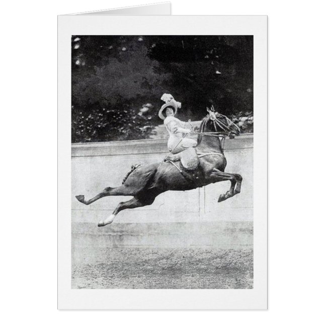 Vintage - Soyez prudent avec ce grand cheval, (Devant)