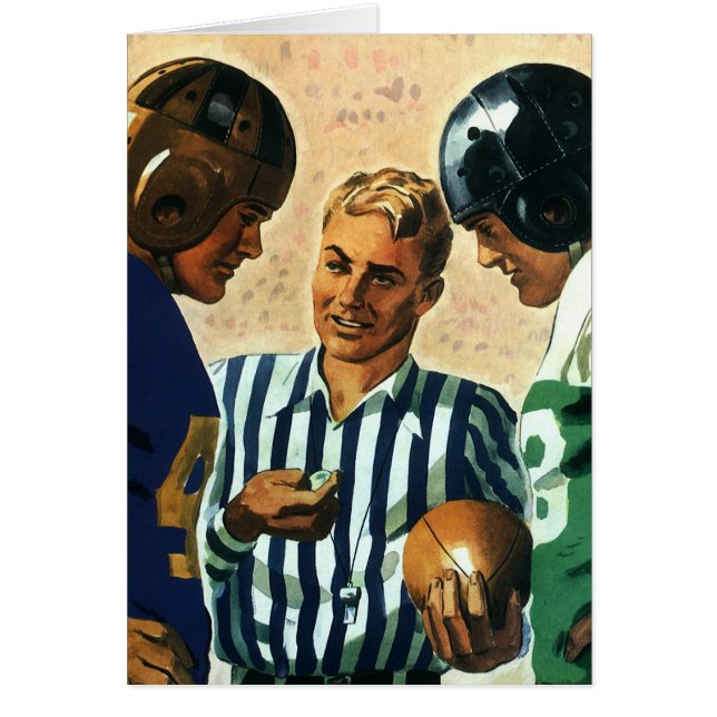 Vintage Sports, Football Referee Coin Toss (Devant)