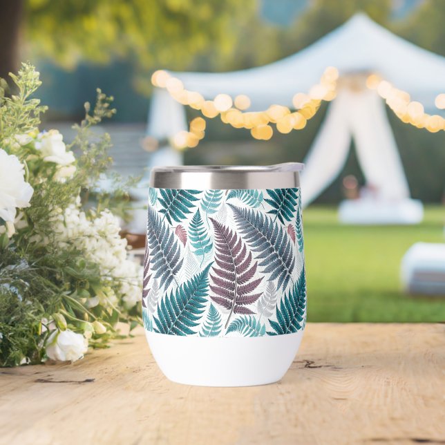 Vintage-style botanical fern leaves (Extérieur)