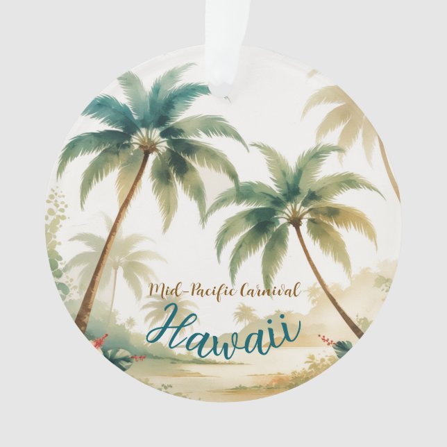Vintage Style Hawaiian Travel Honolulu (devant)