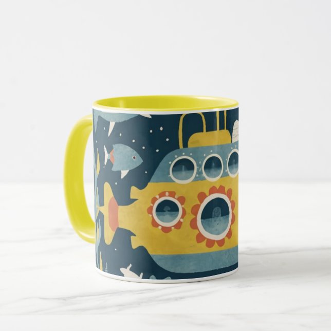 vintage submarine mug (Devant gauche)
