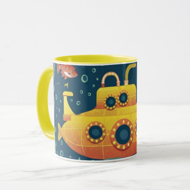vintage submarine mug (Devant gauche)