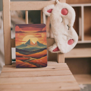 Vintage Sunset display Nom minimal