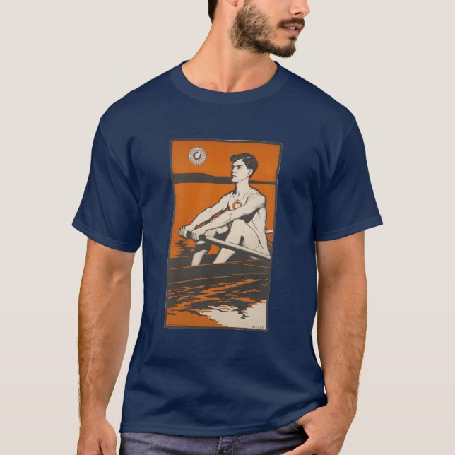 Vintage Syracuse Rowing, T-Shirt des années 1900 (Devant)
