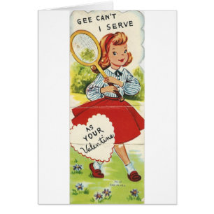 Vintage Tennis fille Valentine