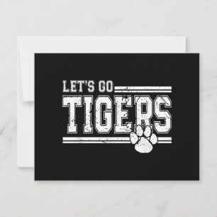 Vintage Tigers School Sports Nom Retro