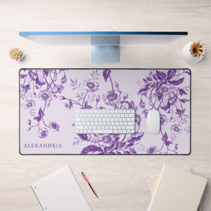 Vintage Toile violet français Personnalisé