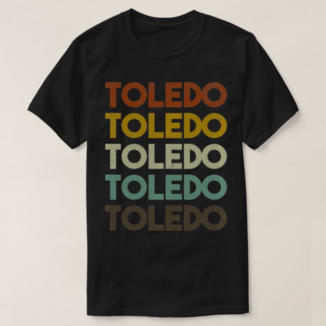 Vintage Toledo Ohio 80s Style Pullover (Design devant)