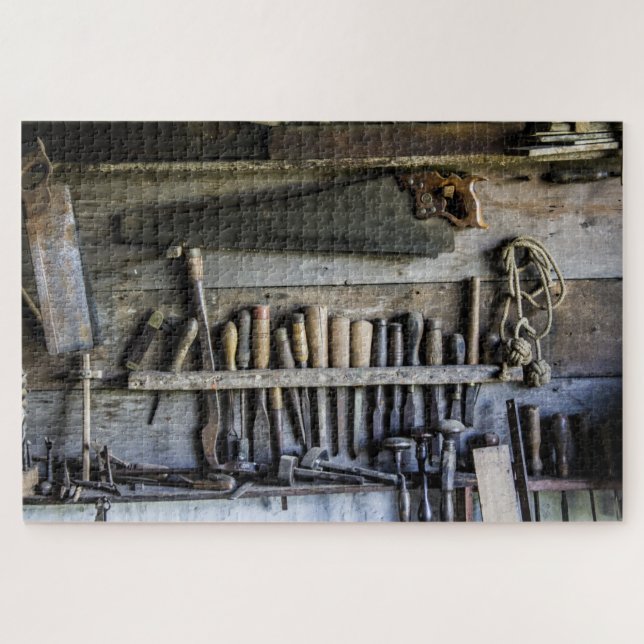 Vintage Tools Jigsaw Puzzle (Horizontal)
